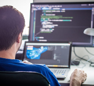 image of computer user