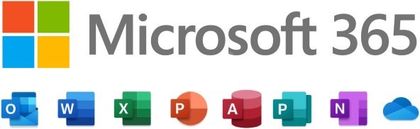Microsoft 365 logo and app images